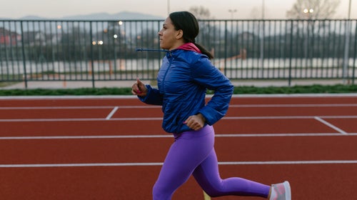 Woman Running Outdoor