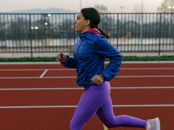 Woman Running Outdoor