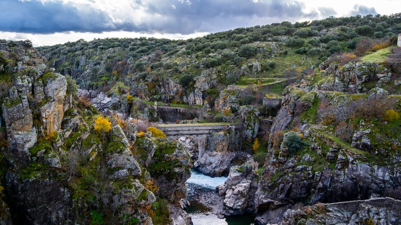 Lozoya River Canyon, Sierra Norte, Madrid, Spain