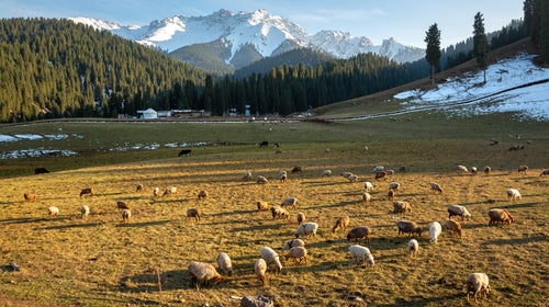 Mountainous Range Of Xinjiang, China