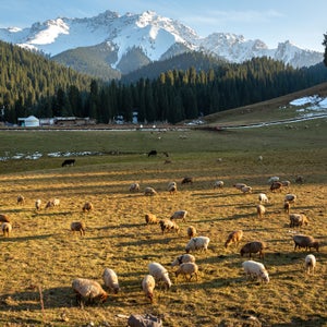 Mountainous Range Of Xinjiang, China