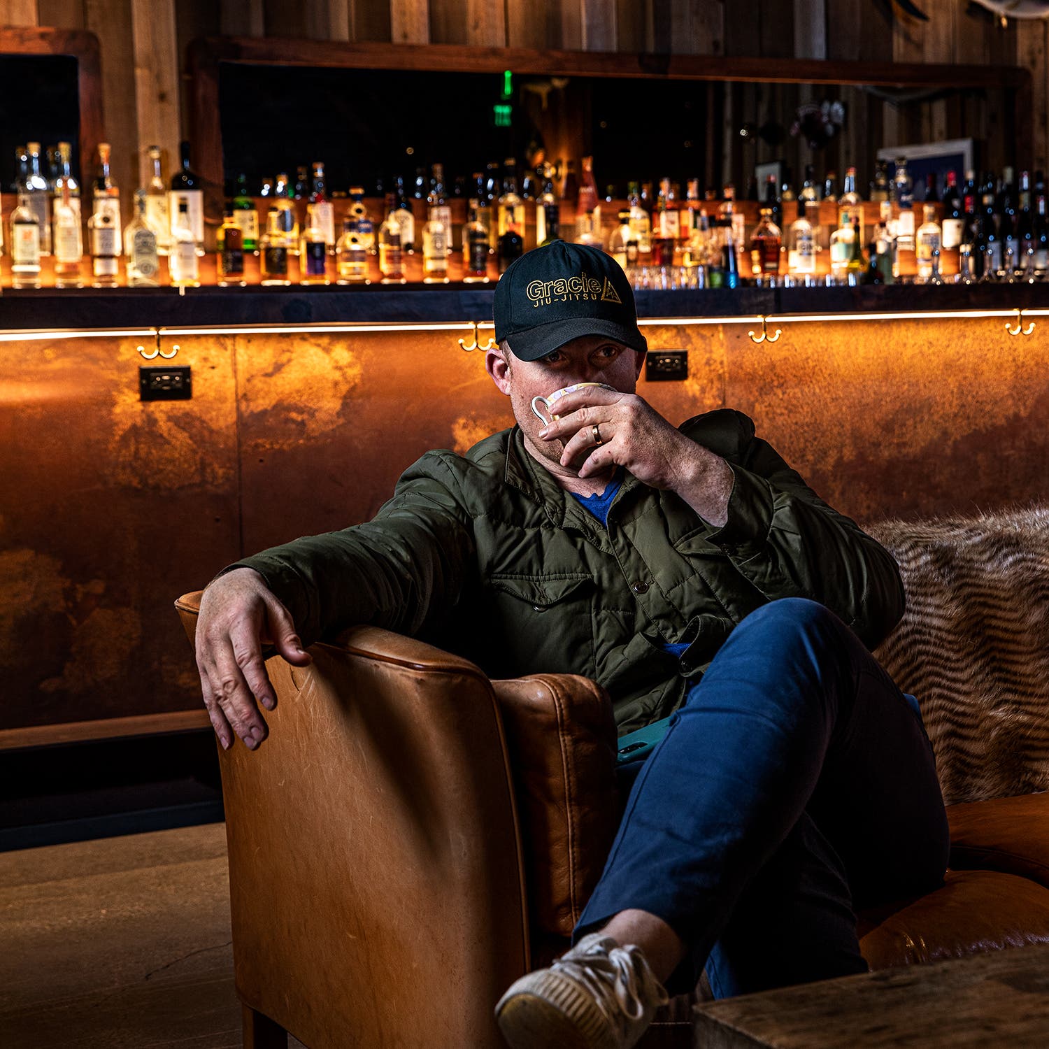 Skenes at his new restaurant, Angler, in Los Angeles