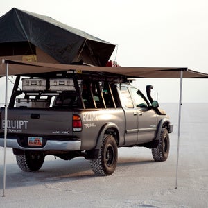 270 awnings wrap one side and the rear of your truck with continuous coverage.