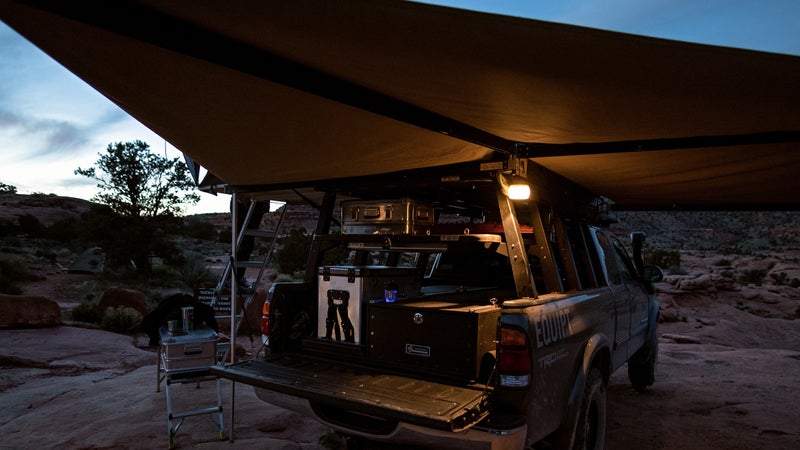 A good 270 like this Eezi-Awn transforms your truck into its own campsite.