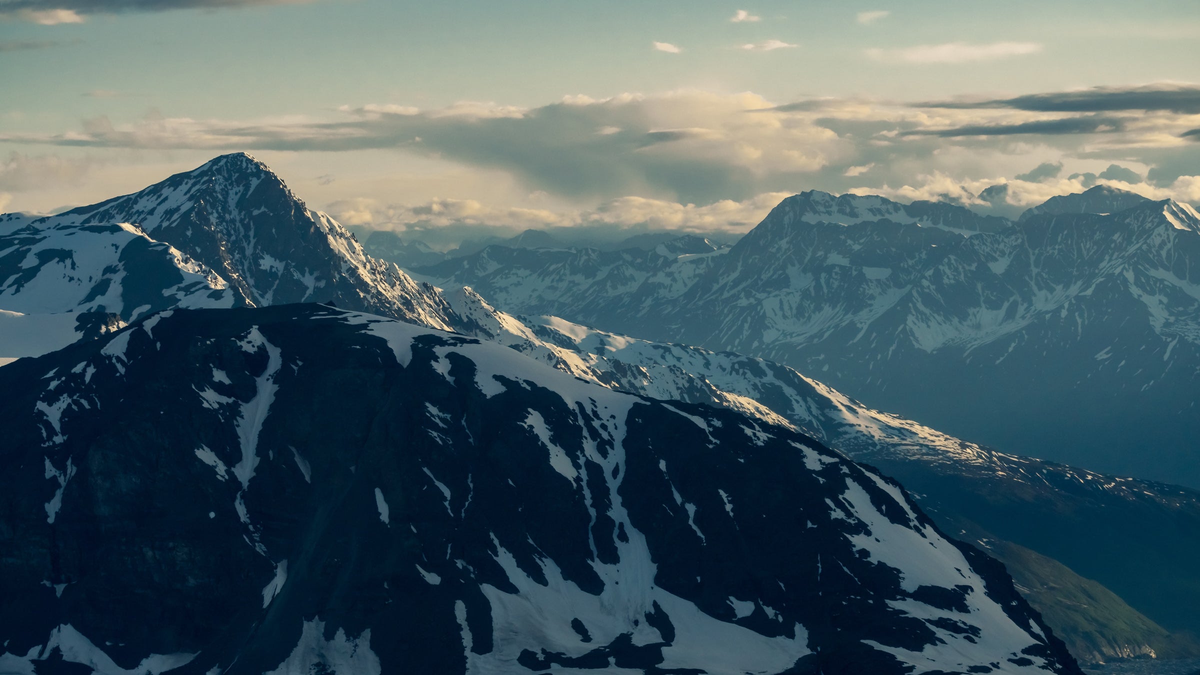 The Knik Glacier in Alaska’s Chugach Mountains