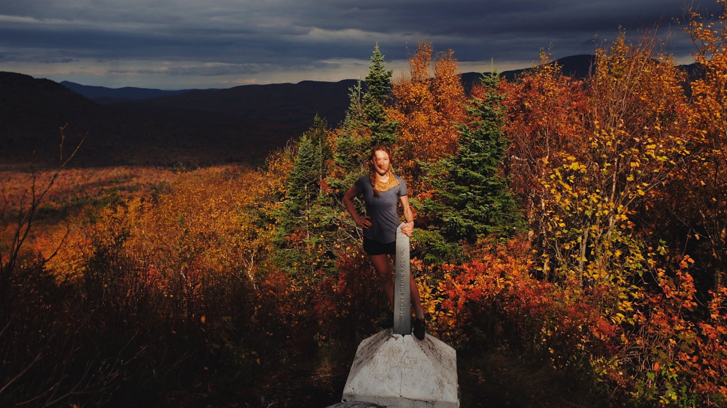 When COVID-19 cases dipped in Vermont early last fall, Darren Sirkin joined Katelin Reeser (pictured) on the Long Trail, the country’s oldest established long-distance trail.