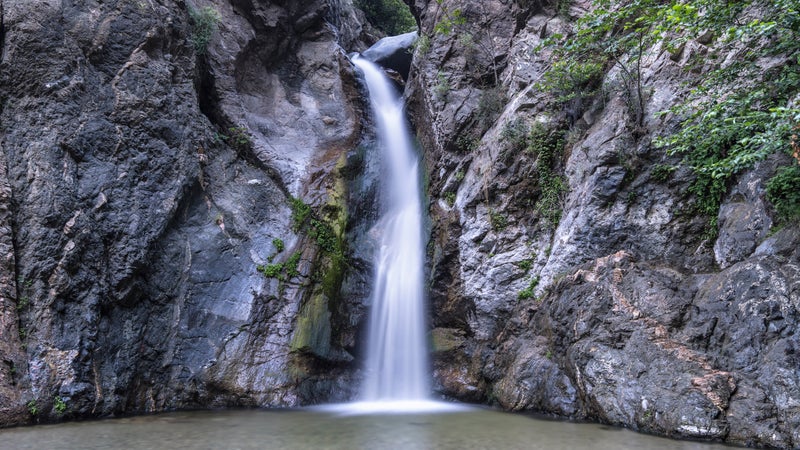 Eaton Canyon Waterfall San Gabriel Mountains California