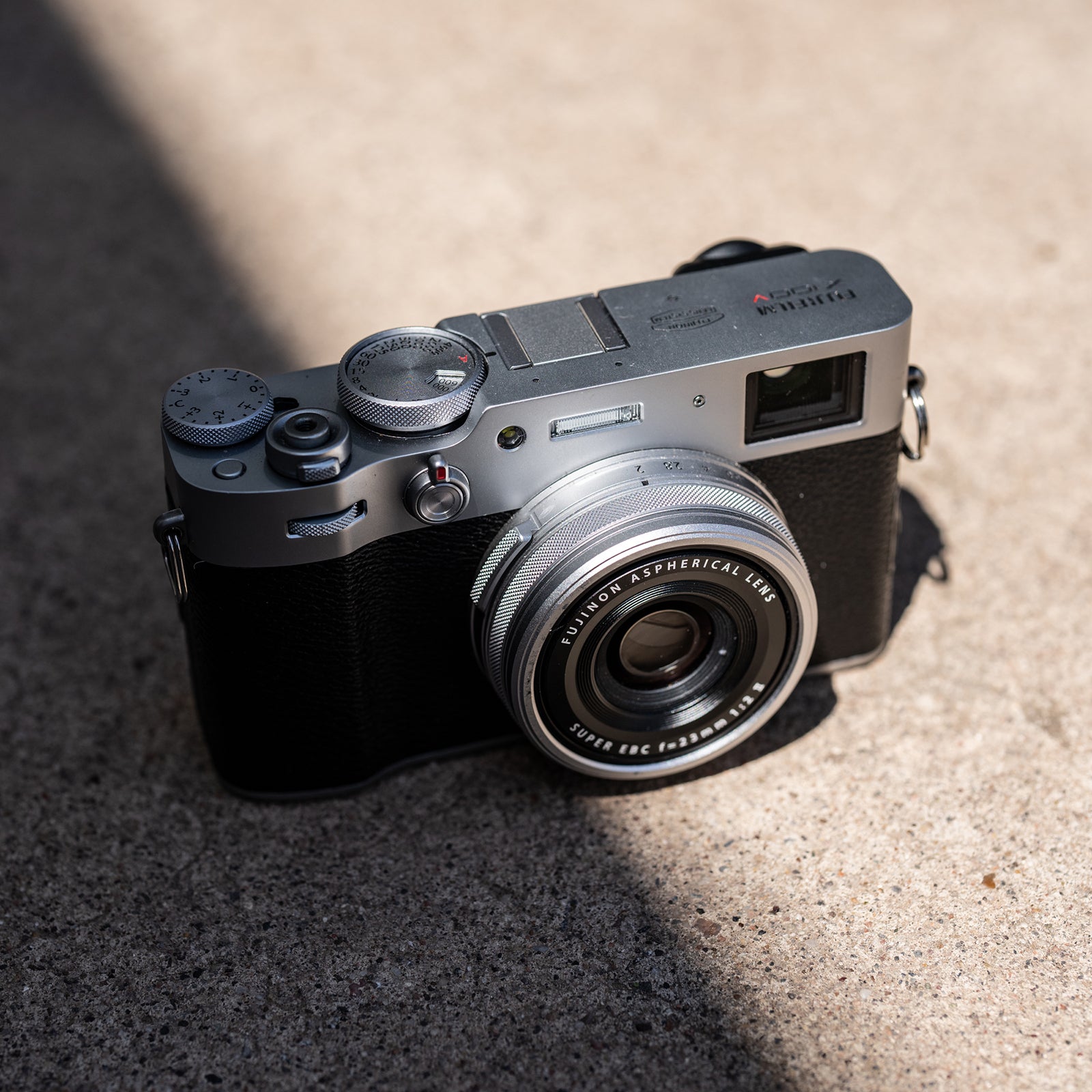 The Fuji X100V perfectly splits the difference between a mirrorless Sony camera and an iPhone.