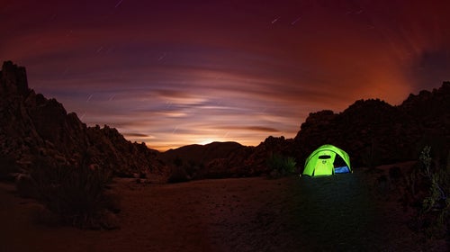 Moonrise in Joshua Tree.