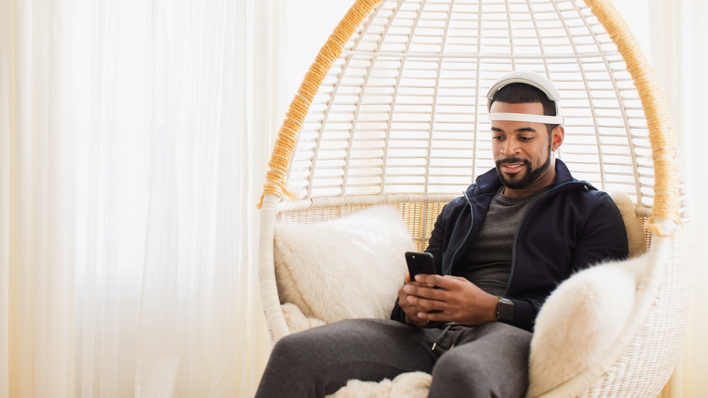 The funky-looking headband made by the company URGOtech is essentially an at-home electroencephalogram (EEG) machine.