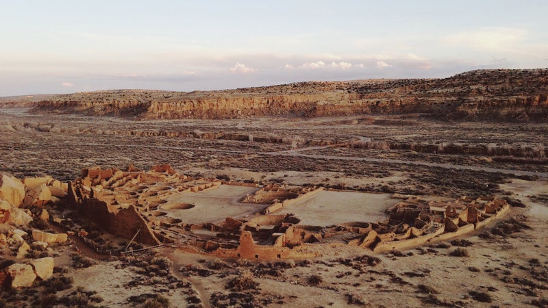 Pueblo Ruins Landscape