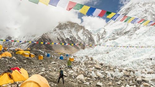 Prayer Flags At Everest Base Camp