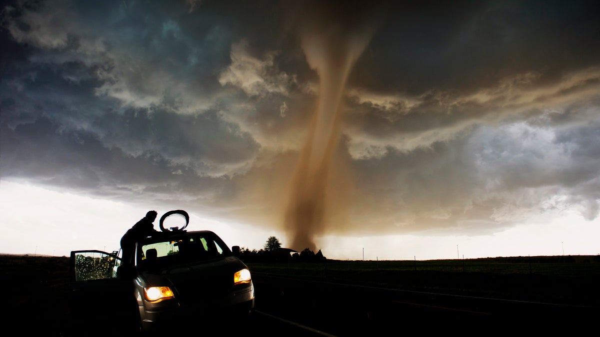 When the Tornado Chased the Storm Chaser