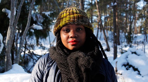 Gamu Moyo designs women‘s hiking gear for Fjällräven.