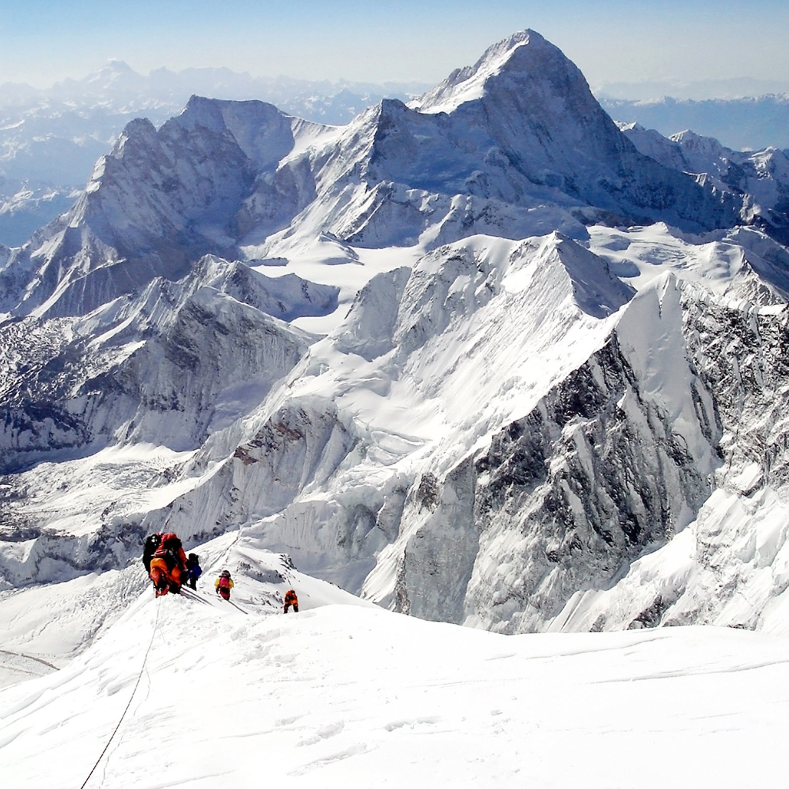 climbing everest