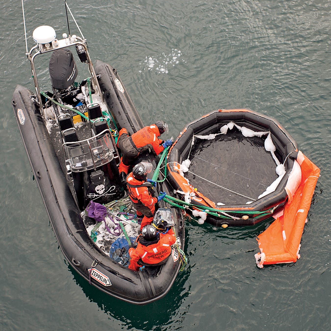 The lifeboat recovered after the disappearance of the <i>Berserk</i>