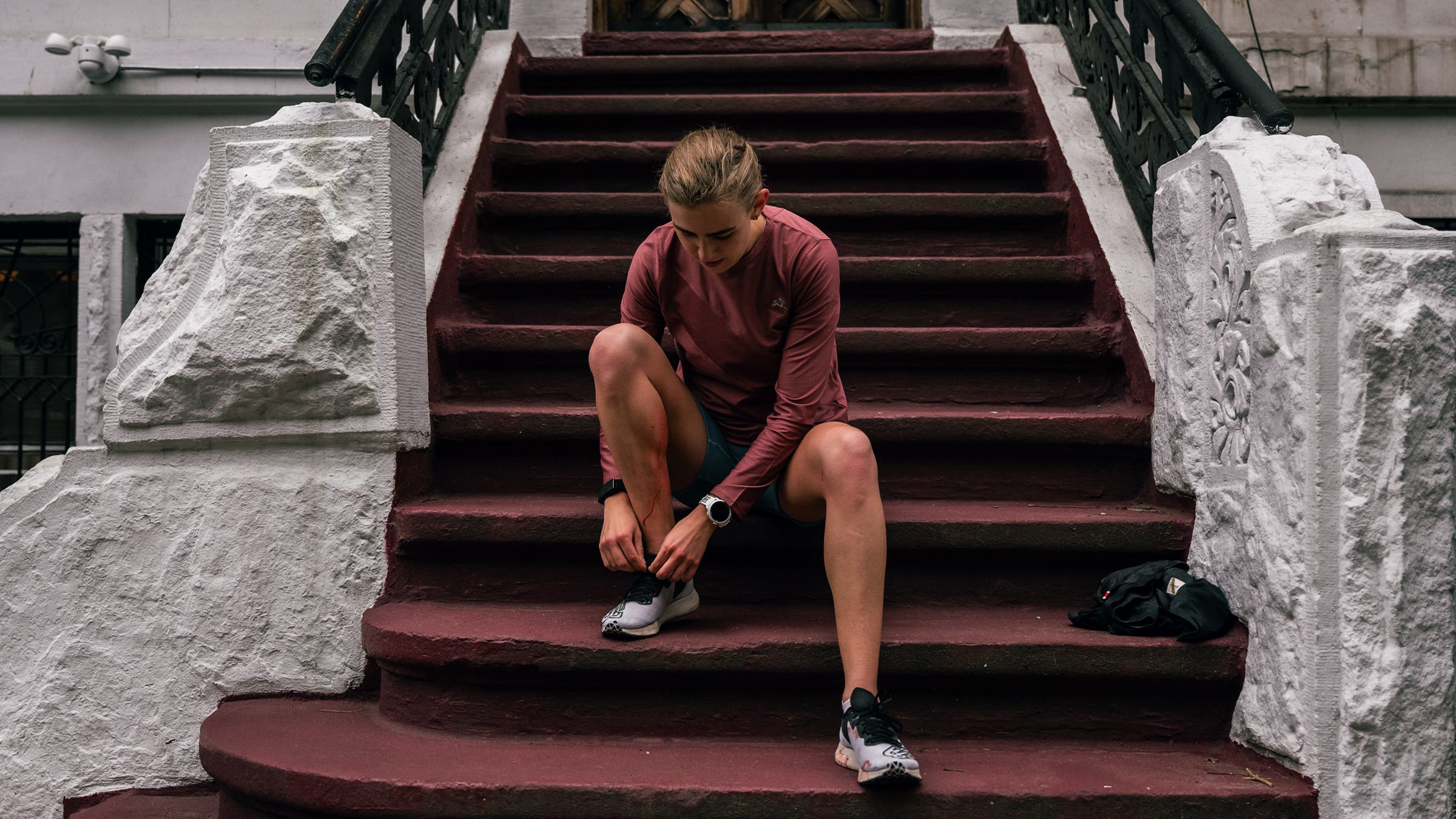 Mary Cain at a recent time trial in New York City