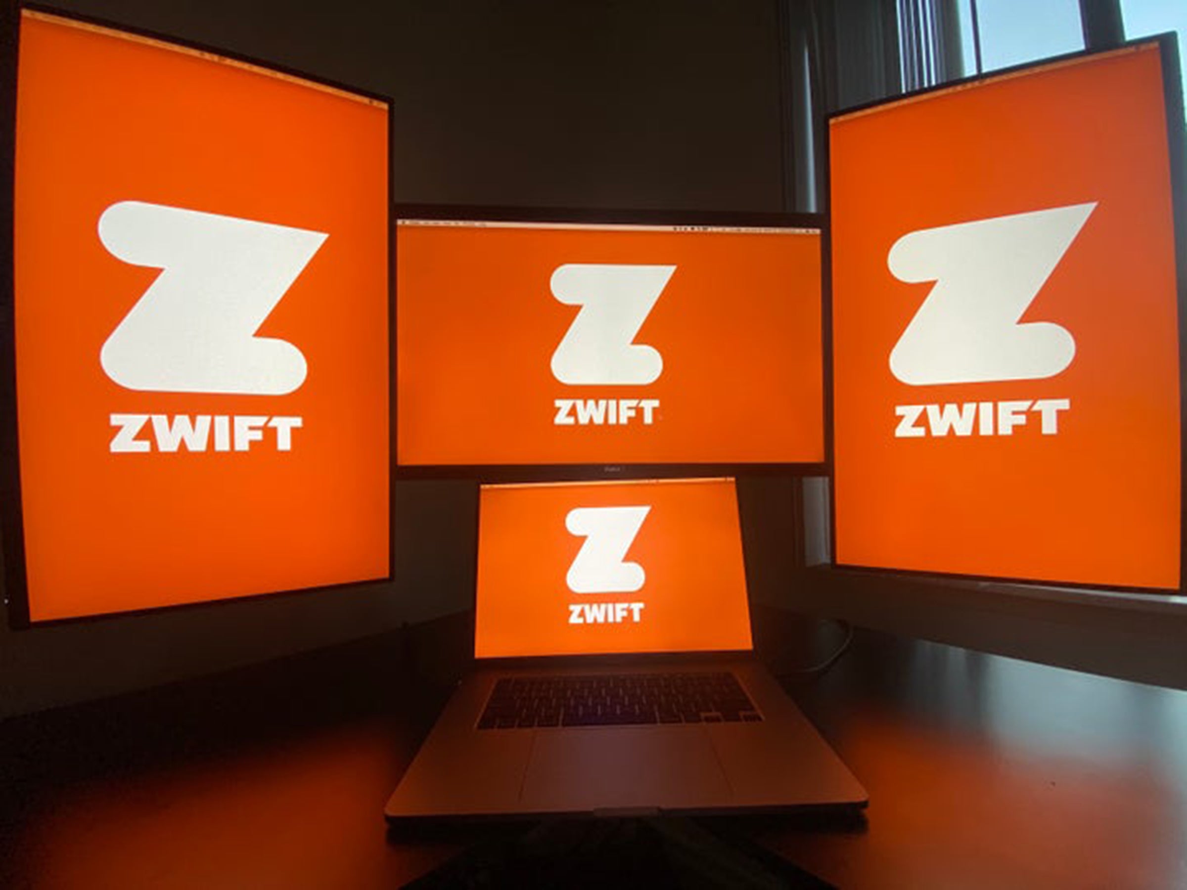 When you work from home and you work for Zwift