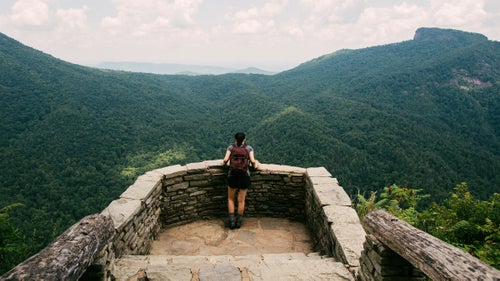 A view of Linville Gorge in Pisgah National Forest