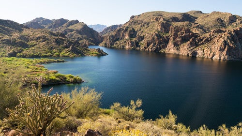Saguaro Lake in Tonto National Forest