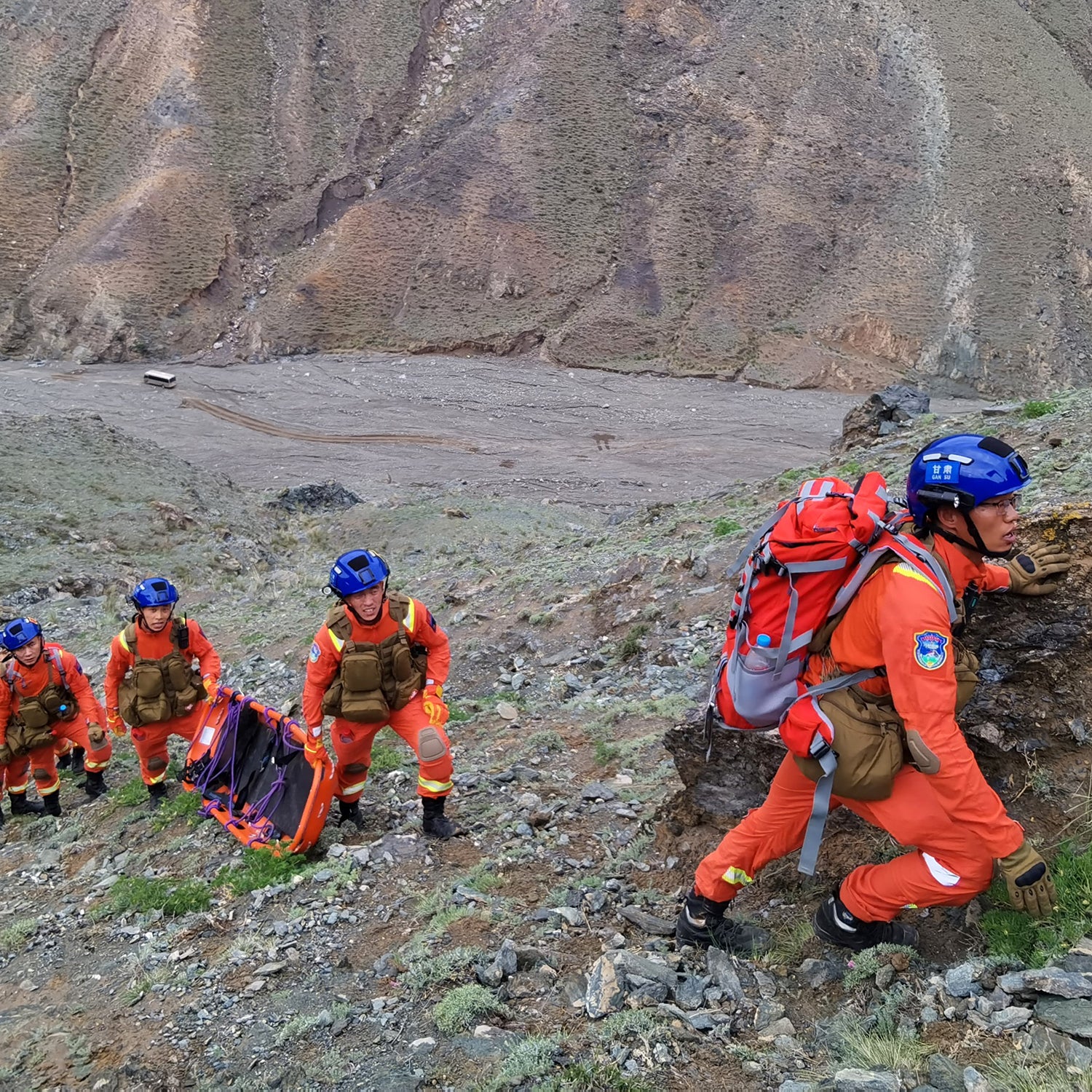 CHINA-GANSU-JINGTAI-MARATHON-RESCUE ENDED (CN)