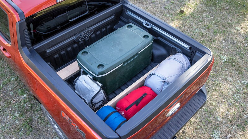 Molded slots accept standard 2x4s, allowing you to cheaply create a variety of bed organization solutions.