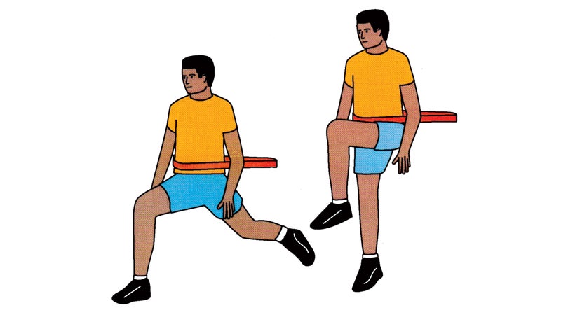 Squat Band Hip Abduction  Illustrated Exercise Guide