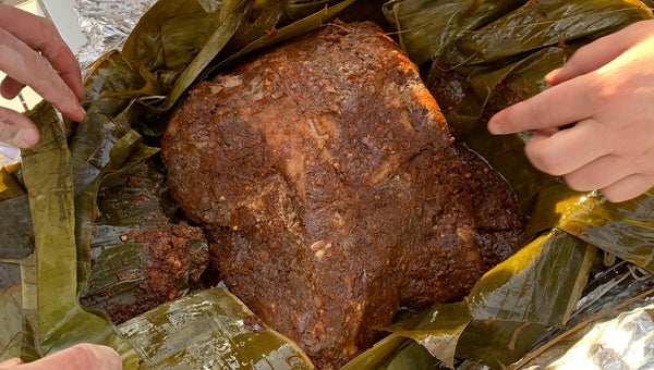 If you can procure a few easy-to-find hardware-store items, it’s surprisingly easy to re-create a “barbecue” from millennia past.