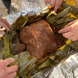 If you can procure a few easy-to-find hardware-store items, it’s surprisingly easy to re-create a “barbecue” from millennia past.