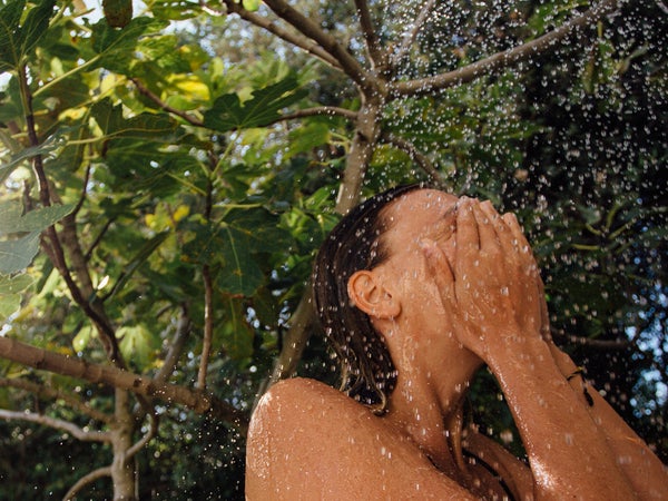 Outdoor shower