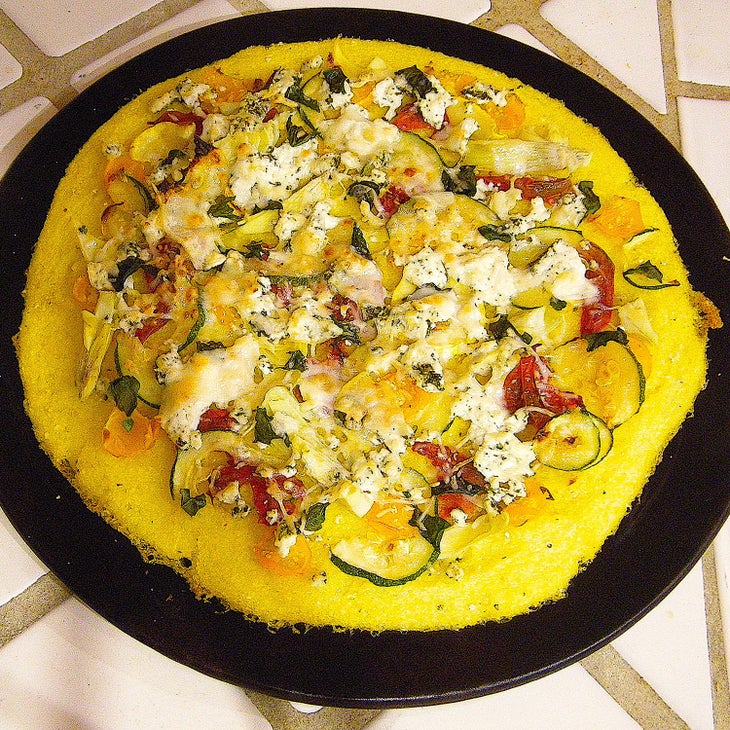 Pizza polenta