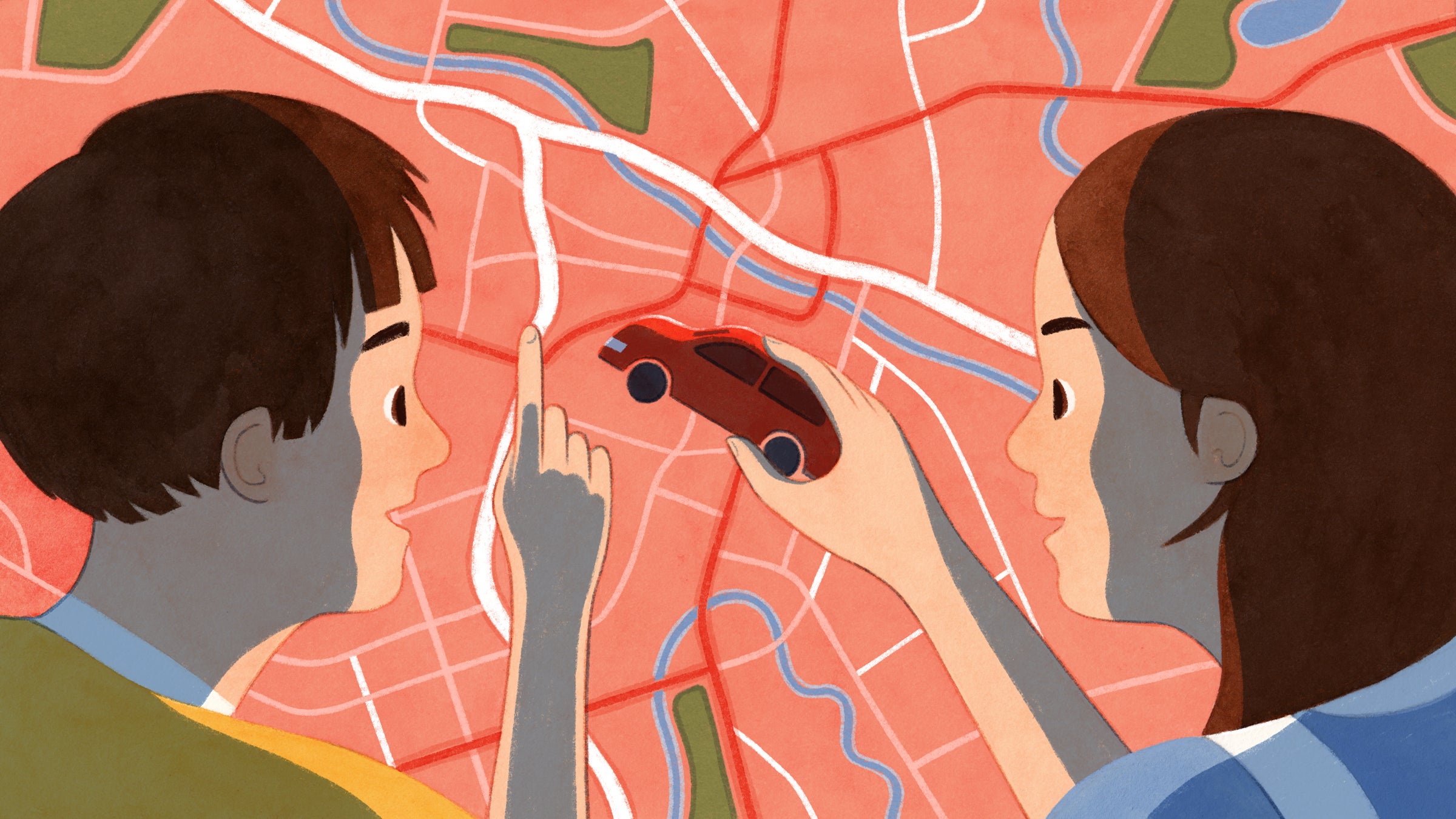 “I thought we’d fumble around a series of back roads until we ran out of gas or I started crying, but instead we actually all had fun.”