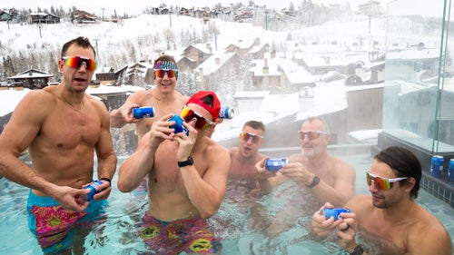 The Gronk brothers and Papa Gronk, second from right.