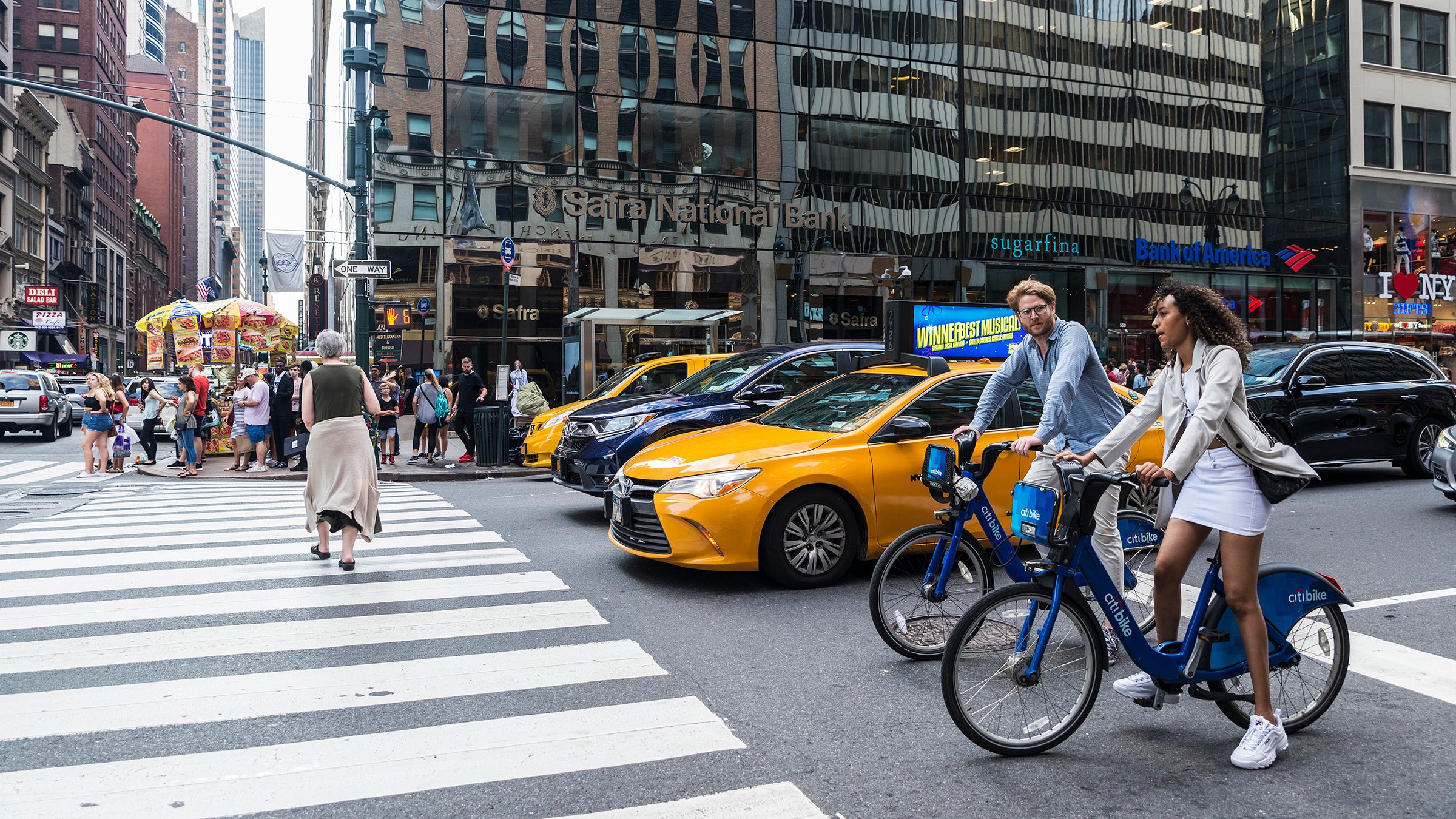 Here in New York City, the Intersection Capital of the United States, there’s no better way to observe the ecosystem than by coming to a complete stop at a red light on your bicycle and taking in your surroundings.