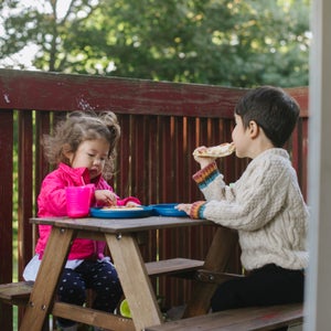 Kids Eating Pizza