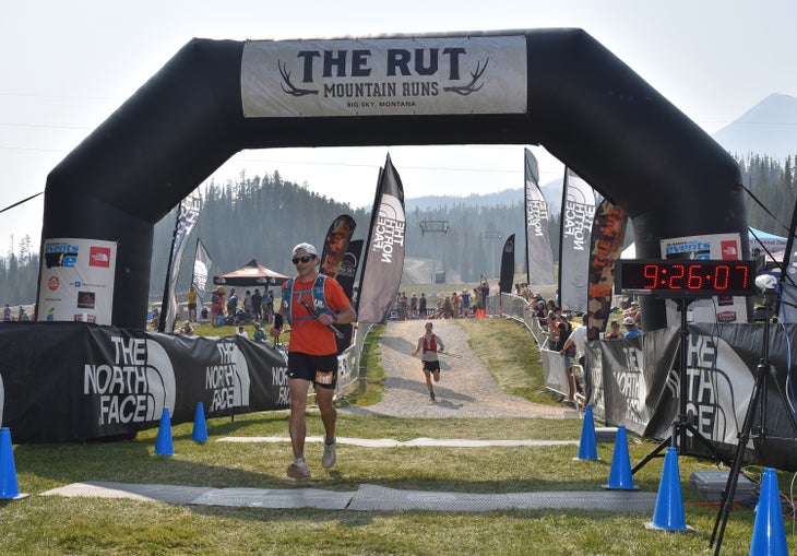 Rut 50k finish line