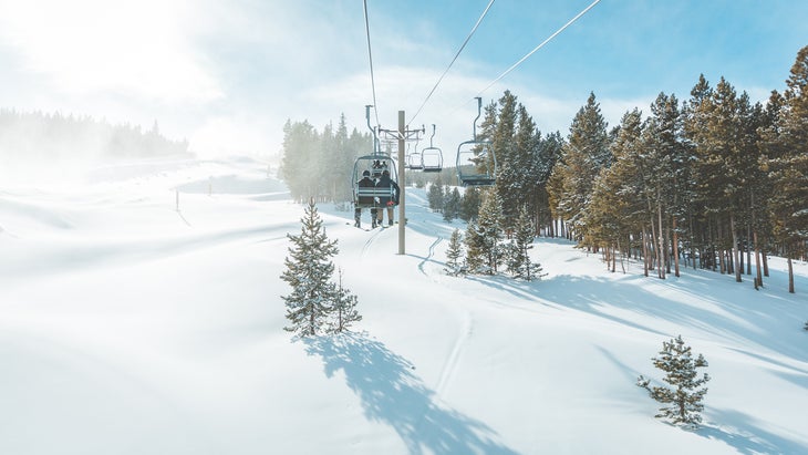 Scenic view of Breckenridge ski resort , Colorado