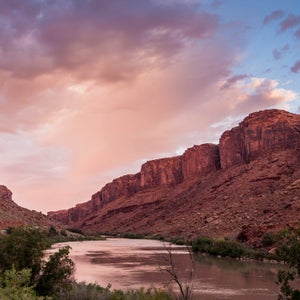 the Colorado River at sunrise