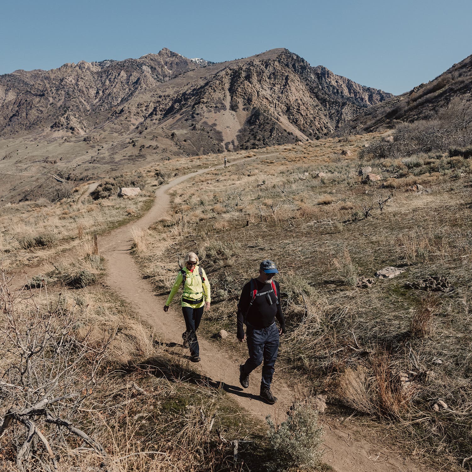 Garrett and Burgin on the Indian Trail