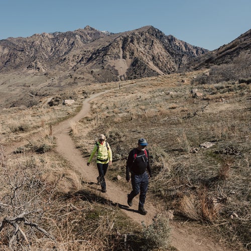 Garrett and Burgin on the Indian Trail
