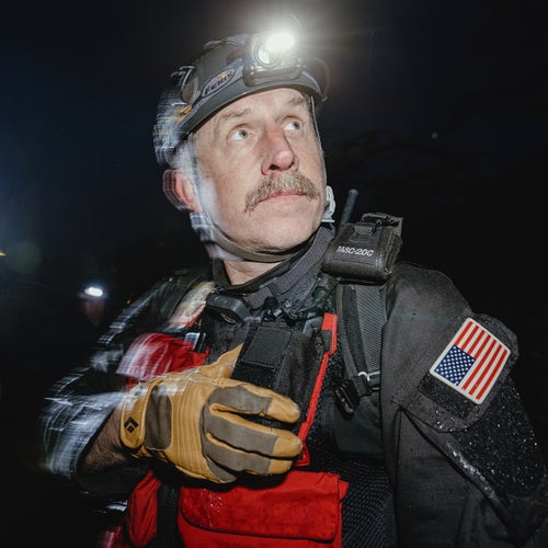 Eli Whitman, a member of Weber County Search and Rescue