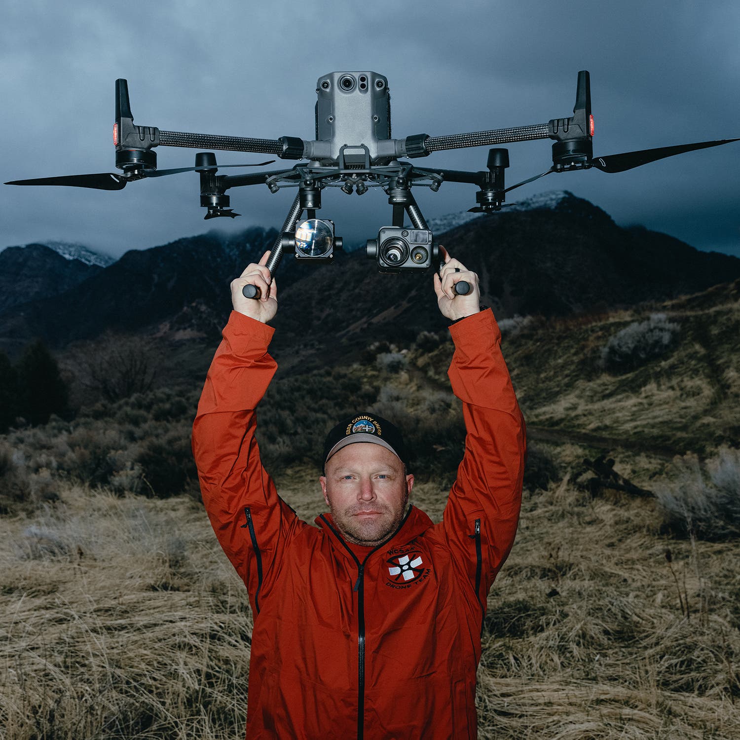 Drone pilot Kyle Nordfors