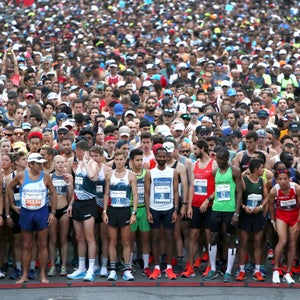 Marathon start line
