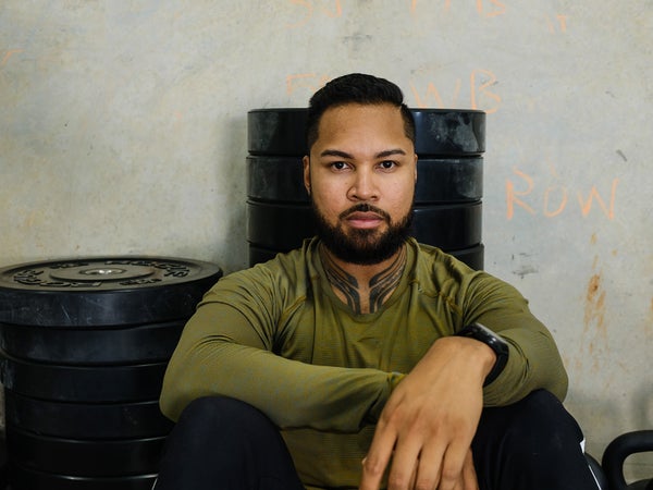 Mike McCastle training in Fort Worth, Texas