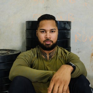 Mike McCastle training in Fort Worth, Texas