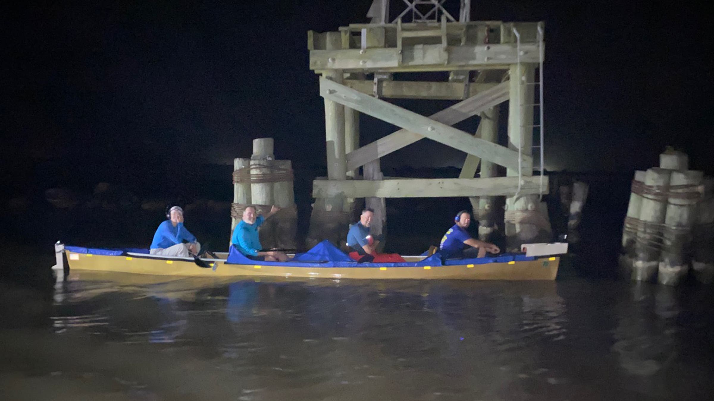 Team Mile Marker Zero at mile marker zero