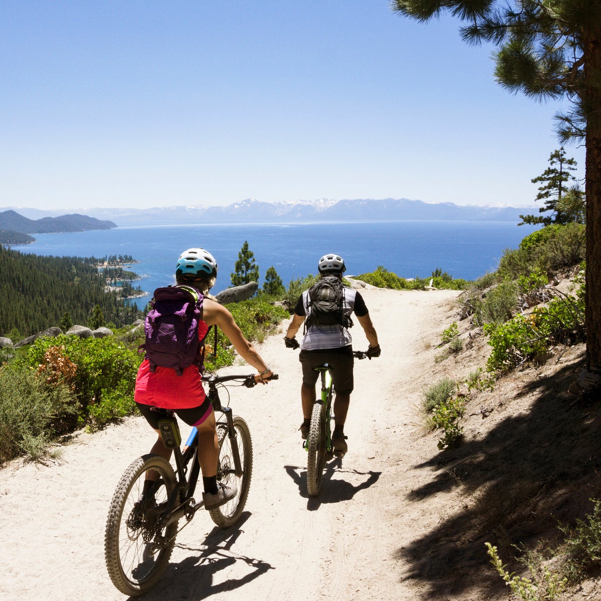 Biking around store lake tahoe