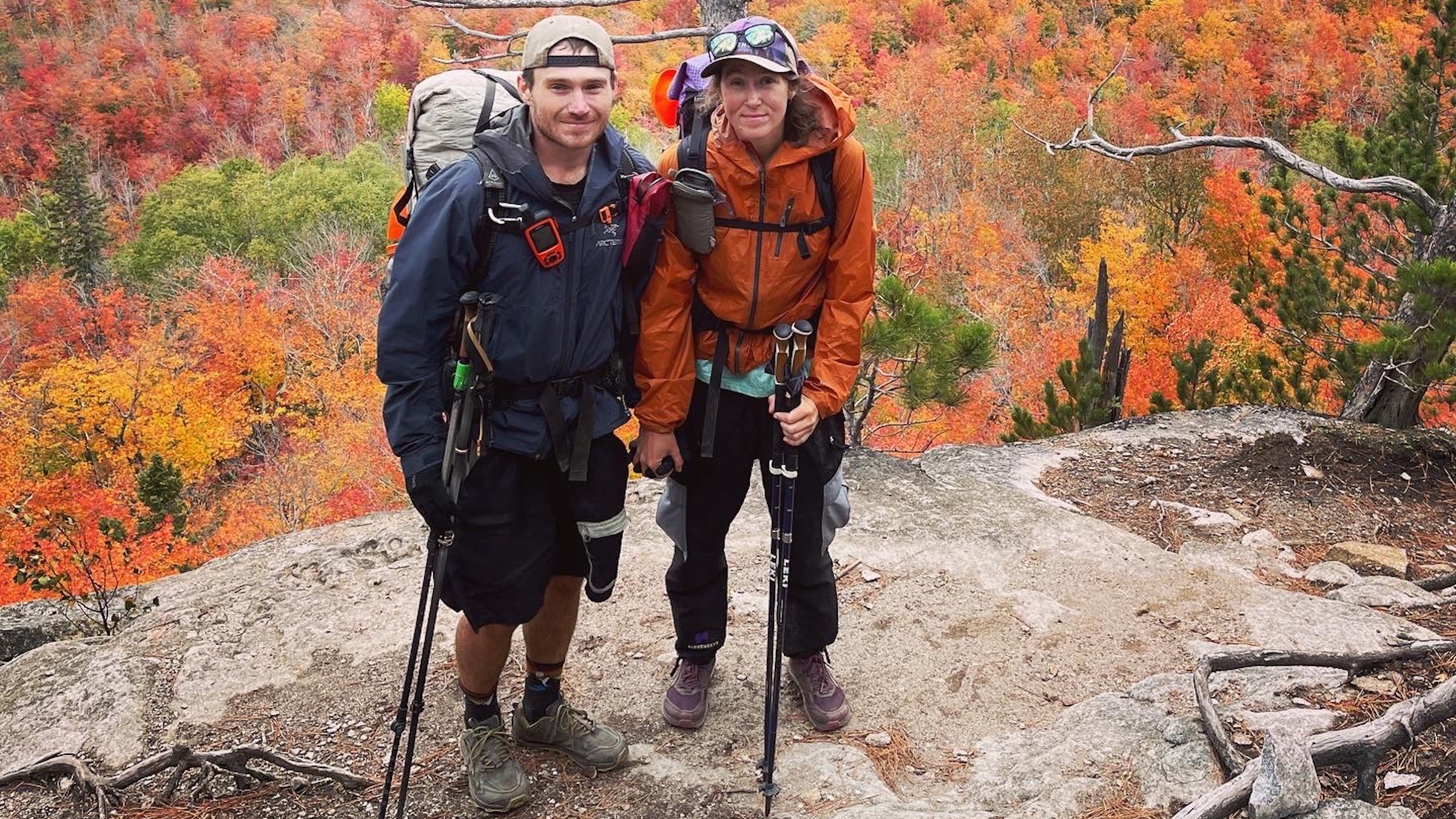 Premium Photo  Happy hikers achieving goal.