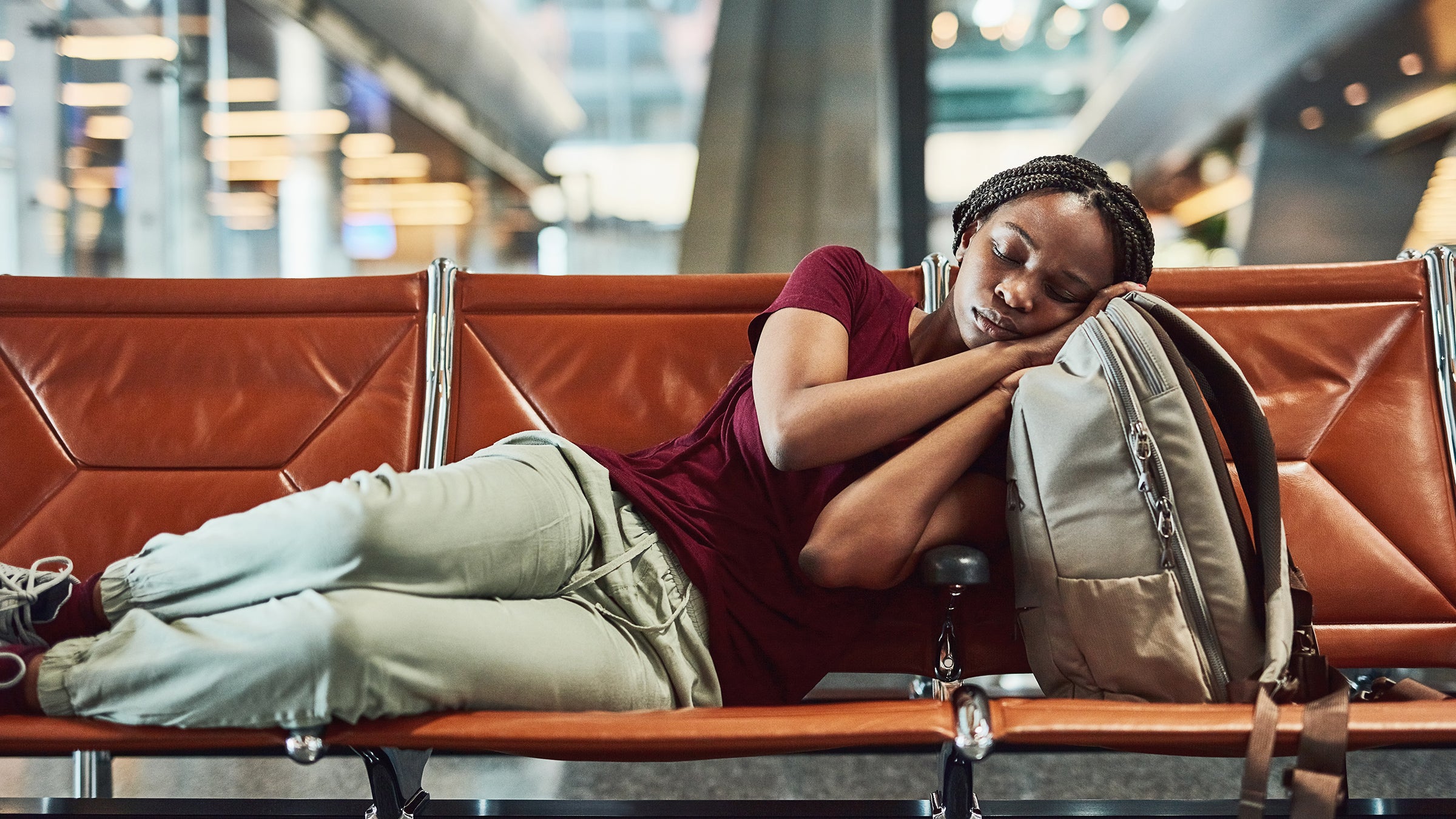 How do you survive a night at the airport?