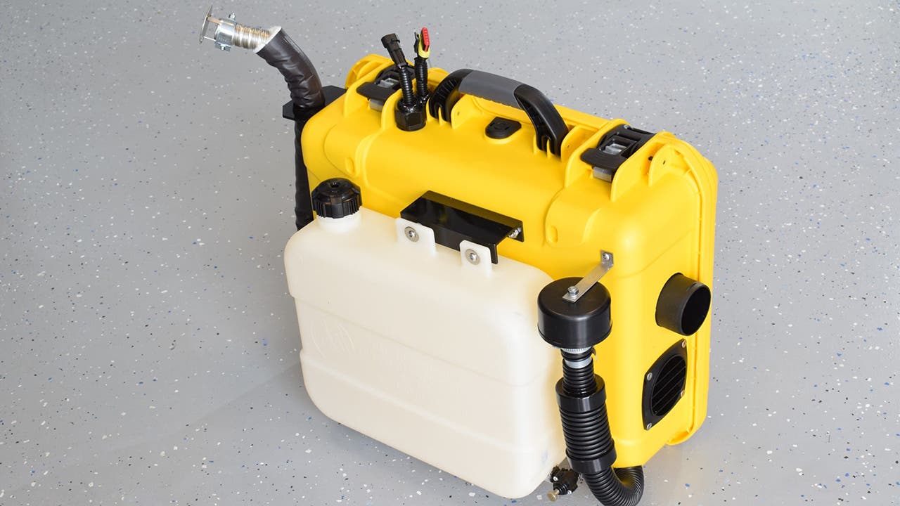 yellow diesel heater